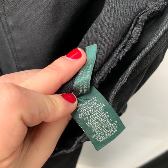 LRL RALPH LAUREN black slim jeans - Picture 9 of 11